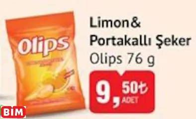 OLİPS  LİMON& PORTAKALLI ŞEKER